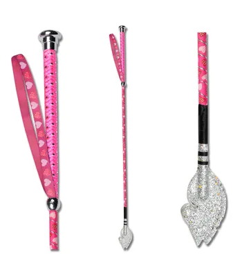 Immagine prodotto di Frustino per bambini a forma di cuore Waldhausen con scacciacani, azalea, 65 cm
