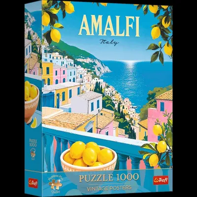 Produktbild von Puzzle Trefl 1000 Teile Premium Plus Qualität Amalfi Italien