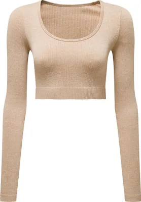 Image de TriDri - Top court sans couture pour femme RW8386 (M) (Nude)