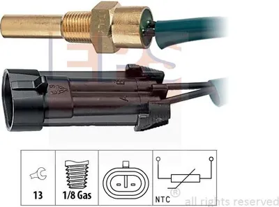 Produktbild von EPS Sensor Kühlmitteltemperatur 1.830.280 für OPEL Astra F CC (T92)