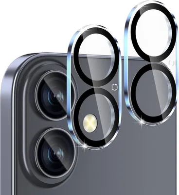 Immagine prodotto di iPhone 17 pellicola di protezione della fotocamera copertura in vetro blindato 2 pezzi