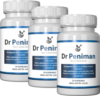 Produktbild von DR PENIMAN Muskatblüte Säbelpalme Sarsaparille 90 Kapseln