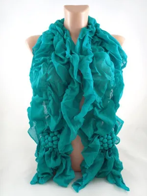 Productafbeelding van Art Of Polo dames sjaal Nazilla, turquoise, one size