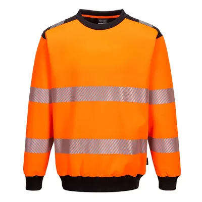 Obrázek produktu pro Portwest PW379 PW3 Vysoce viditelná mikina oranžová/černá Velikost 4XL