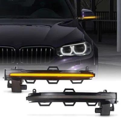 Produktbild von Led Blinker Aussenspiegel für BMW X3 F25 | X4 F26 | X5 F15 | X6 F16 | SCHWARZ