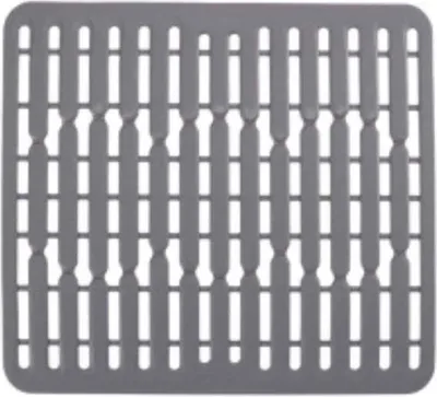 Produktbild von 32,5 x 28,7 x 1 cm, grau - Silikon-Spülbeckenmatte oder Spülbeckenschutz - Kleine Größe
