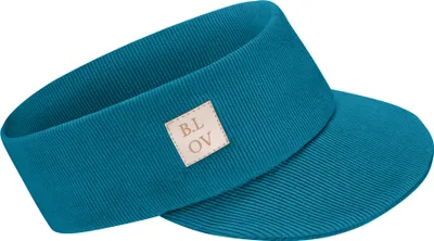 Produktbild von Bubalove | Kinder Stirnband mit Schirm | Meeresgrün | 52-56 cm, Baseball Cap | Stirnbander | Kappe, handgenähtes Baumwollstirnband