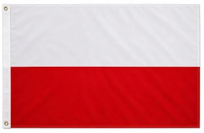 Produktbild von Flagge Polens, 90 x 150 cm - Wimpel, reißfest, robust - Hissflagge - Sturmflagge - zum Aufziehen - keine billige Qualität aus China