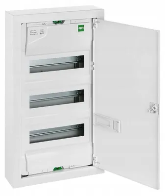 Obrázek produktu pro Modulární povrchová rozvodná skříň 3x12, 36 modulů, kovová, IP30, PE+N, bílá