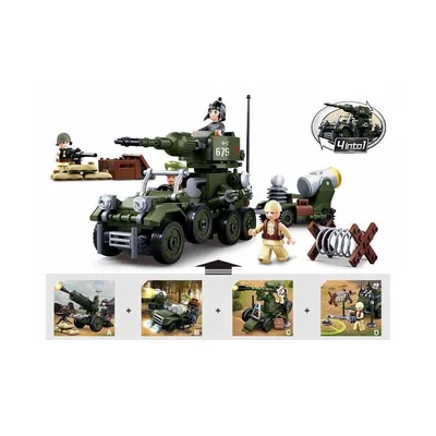Produktbild von Sluban WWII 4 in 1 Display WWII M38-B0678