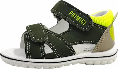 Immagine prodotto di Scarpe per bambini Primigi, modello Sweet, sandali da passeggio per neonati e bambini piccoli, colore verde