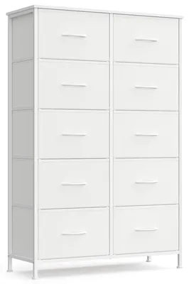 Produktbild von SONGMICS Kommode mit 10 Schubladen, Aufbewahrungsschrank, modern