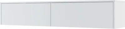Produktbild von Furniture24 Aufsatz Bed Concept Lenart BC15, Schrank für Schrankbettem, 2 Klappen Weß matt