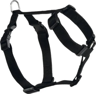Produktbild von Beeztees Geschirr/ Autosicherheitsgeschirr - Hund - Nylon - schwarz - 30-40 cm