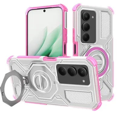 Zdjęcie produktu dla Techsuit PRO etui do Xiaomi Redmi 15 4G Redmi 15 5G - różowe przezroczyste