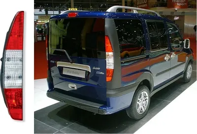 Immagine prodotto di Luce freno posteriore sinistra Fiat Doblo, per varianti con 2 porte e portellone posteriore, 46738735 | 2002-2004