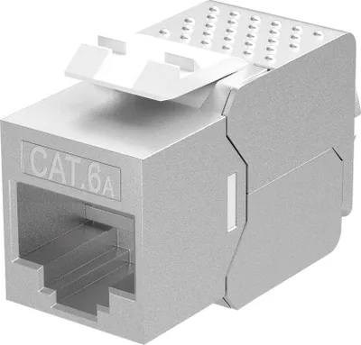 Obrázok produktu pre Goobay 79448, Plochý, Strieborná, RJ-45, IDC, Samica, 10GBase-T