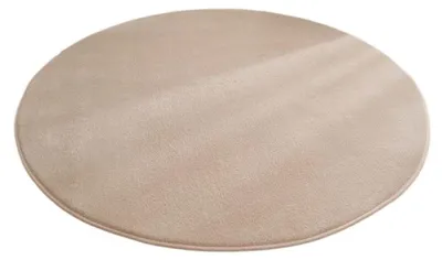 Produktbild von Rundes Teppich aus Korallenvlies - Antirutsch und Waschbar - 80 cm