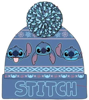 Produktbild von Lilo & Stitch Pom-Pom Beanie Dark Blue