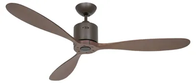 Produktbild von Energiespar Deckenventilator mit Fernbedienung Aeroplan Eco Bronze / Nussbaum 132 cm