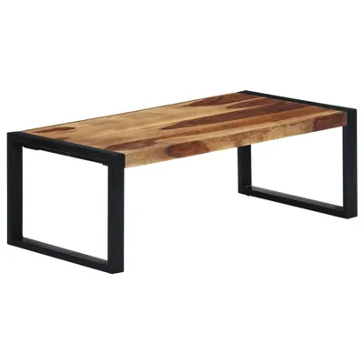 Produktbild von vidaXL Couchtisch 110×60×40 cm Massivholz - Couchtisch - Couchtische - Kaffeetisch - Kaffeetische