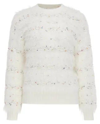 Image de Gilet en tricot pour femme - blanc, taille XS