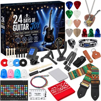 Produktbild von 2026 Adventskalender Gitarre gitarren zubehör Weihnachtskalender