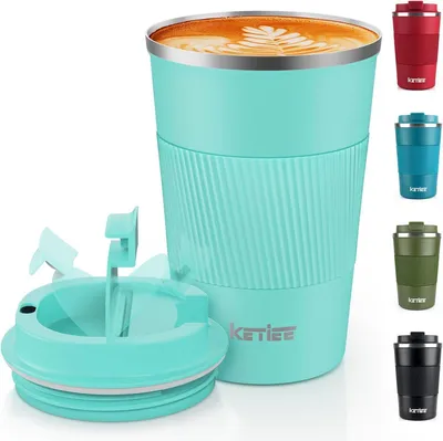Image de KETIEE Tasse à café to go Thermo 380ml T-Bleu Tasse isolante