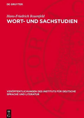 Produktbild von Wort- und Sachstudien