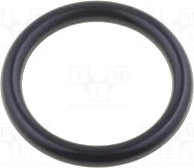 Produktbild von 10x O-ring Dichtung ØInn: 10mm schwarz 53001010 Dichtungen PG7 NBR Thk: 1,5mm