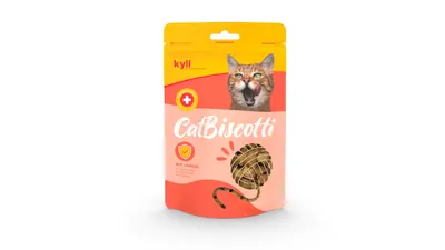 Produktbild von kyli CatBiscotti mit Lachsöl 100 g