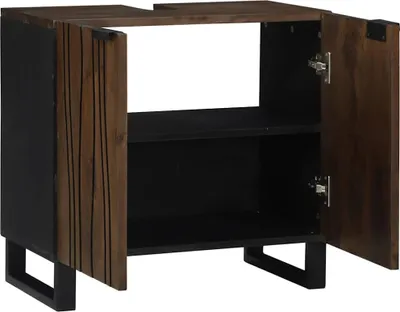 Obrázek produktu pro vidaXL Umyvadlová skříňka ořech 62 x 33 x 58 cm materiál na bázi dřeva