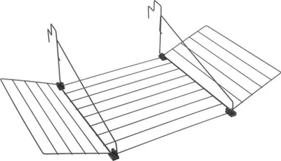 Obrázok produktu pre Tomado Metaltex Hangdroogrek Tilburg 12M Mat Zwart