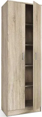 Produktbild von Aufbewahrungsschrank Ray 60cm mit 2 Türen und 4 Einlegeböden - Sonoma Eiche