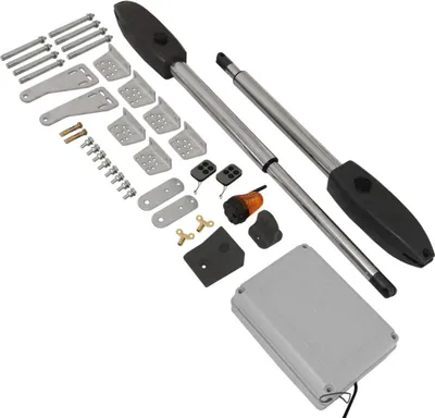 Image de Motorisation pour portail coulissant, motorisation de portail, ouvre-portail, télécommande, 600 kg, motorisation électrique pour portail coulissant, télécommande, kit d'ouverture de portail