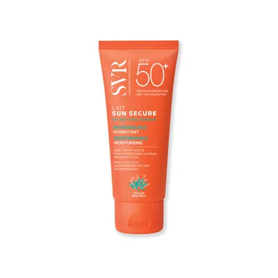 A product shot of a sunscreen tube.
