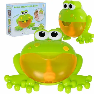 Obrázok produktu pre Hračka do kúpeľa Žaba s generátorom penových bublín