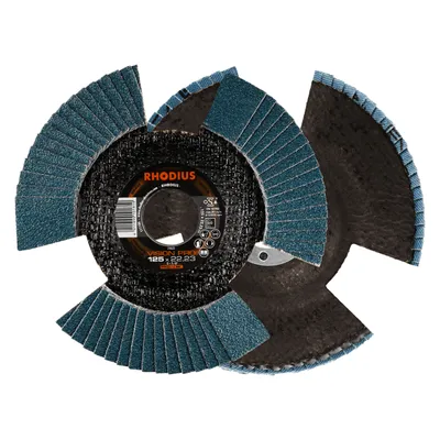 Produktbild von Rhodius 211304 VISION PRO PACK Flap disc Diameter 125 mm Bore diameter 22.23 mm 5 pc(s)