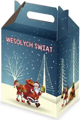 Obrázok produktu pre Skladacie vianočné darčekové balenie F217 190 x 130 x 220 mm PS061 A-10