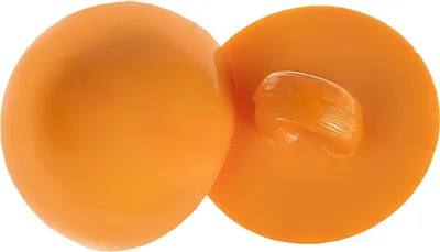 Immagine prodotto di Bottone - set di 6 - diametro 10 mm - arancione