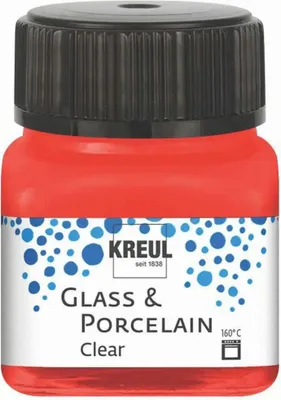 Immagine prodotto di KREUL Vetro e Porcellana Trasparente Kirschrot 20 ml