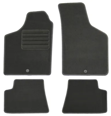 Produktbild von Fußmatten-Set für Renault Twingo 1, 09/1998-08/2007, 4-teilig, Schwarz