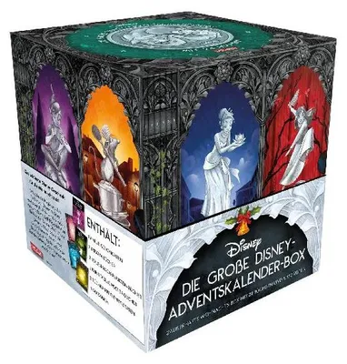 Produktbild von Disney: Die große Disney-Adventskalender-Box 2025 - Zauberhafte Weihnachts-Box mit 24 Büchern und 1.152 Seiten für Young Adults