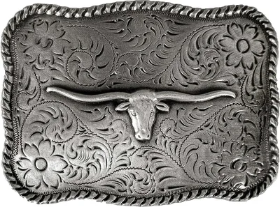 Produktbild von Western Buckle Gürtelschnalle Biker Cowboy »GS-431« Stierkopf