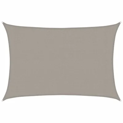 Zdjęcie produktu dla vidaXL Markiza 160 g/m² Prostokątna Jasnoszara 3x4,5 m HDPE