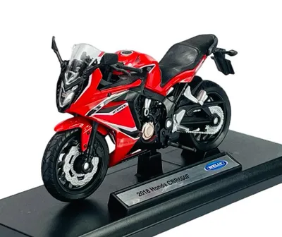 Image de Welly 2018 HONDA CBR650F 1:18 11 cm Moto Neuve dans sa boîte Modèle Cast 12853