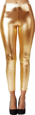 Produktbild von Metallic-Leggings - gold, XXL