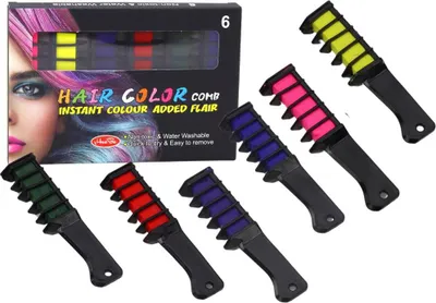 Immagine prodotto di Set di gessetti colorati per capelli 6 pezzi opachi