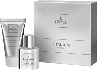 Obrázok produktu pre Pánska sada vôní Gisada Titanium Eau De Parfum 50ml a sprchový gél 100ml