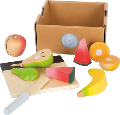 Image de Small Foot - Set de fruits en bois à découper et à jouer, 13dlg.